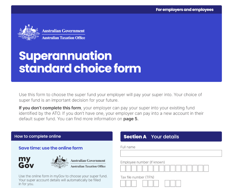 Australian Super Compliance Letter (statement of compliance) SuperCh